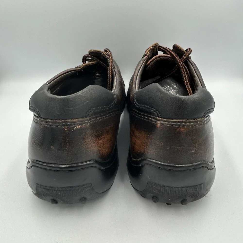 Skechers Mens Brown Leather Slip‎ On Casual Shoes Size 13 Loafer City